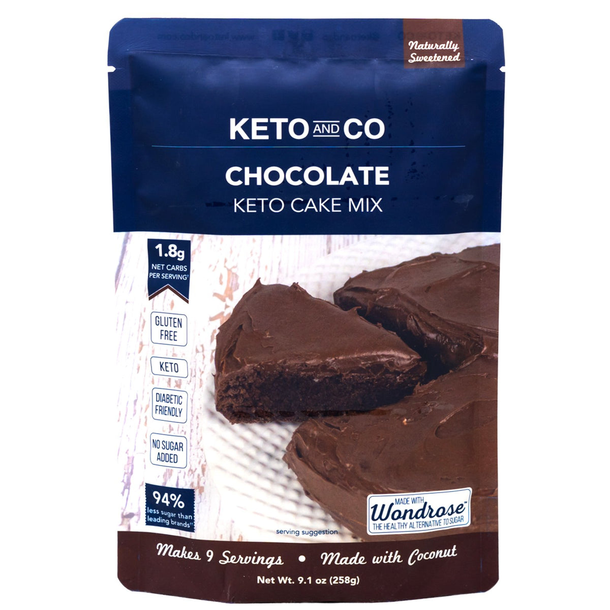 Keto And Co Cake Mix Chocolate Keto 9.1 oz – California Ranch Market