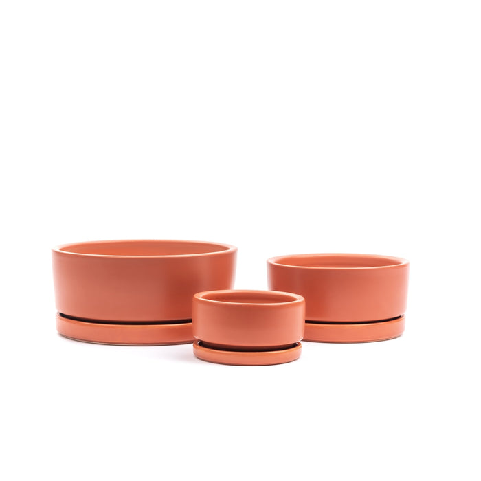 Gemstone Low Bowl - Rust