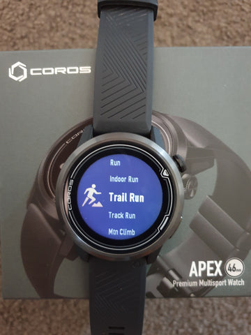 Coros Apex watch in box