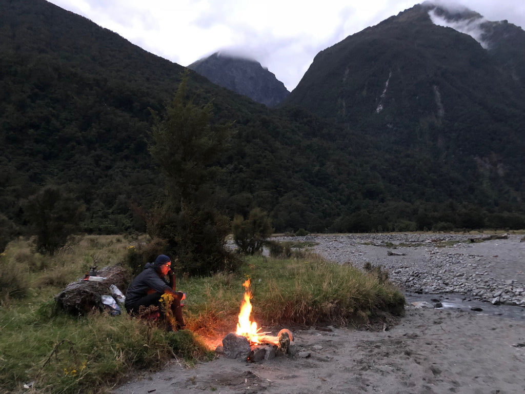 best pack rafting camp site in nz