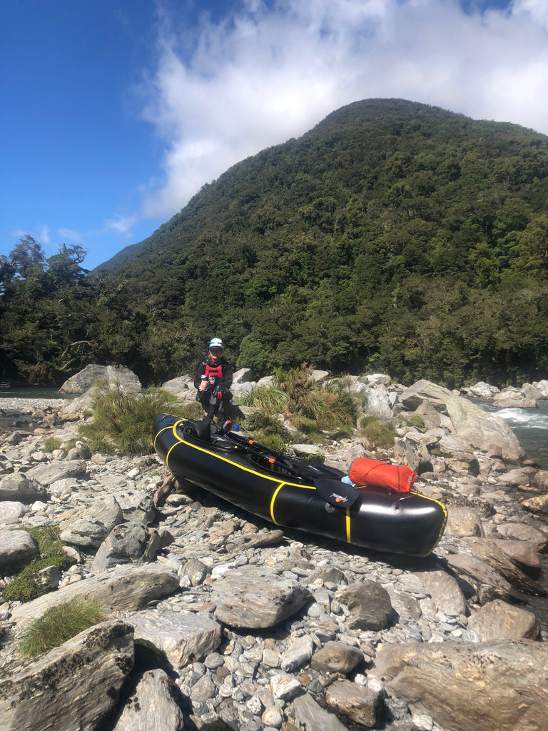 how to carry a pack raft nz