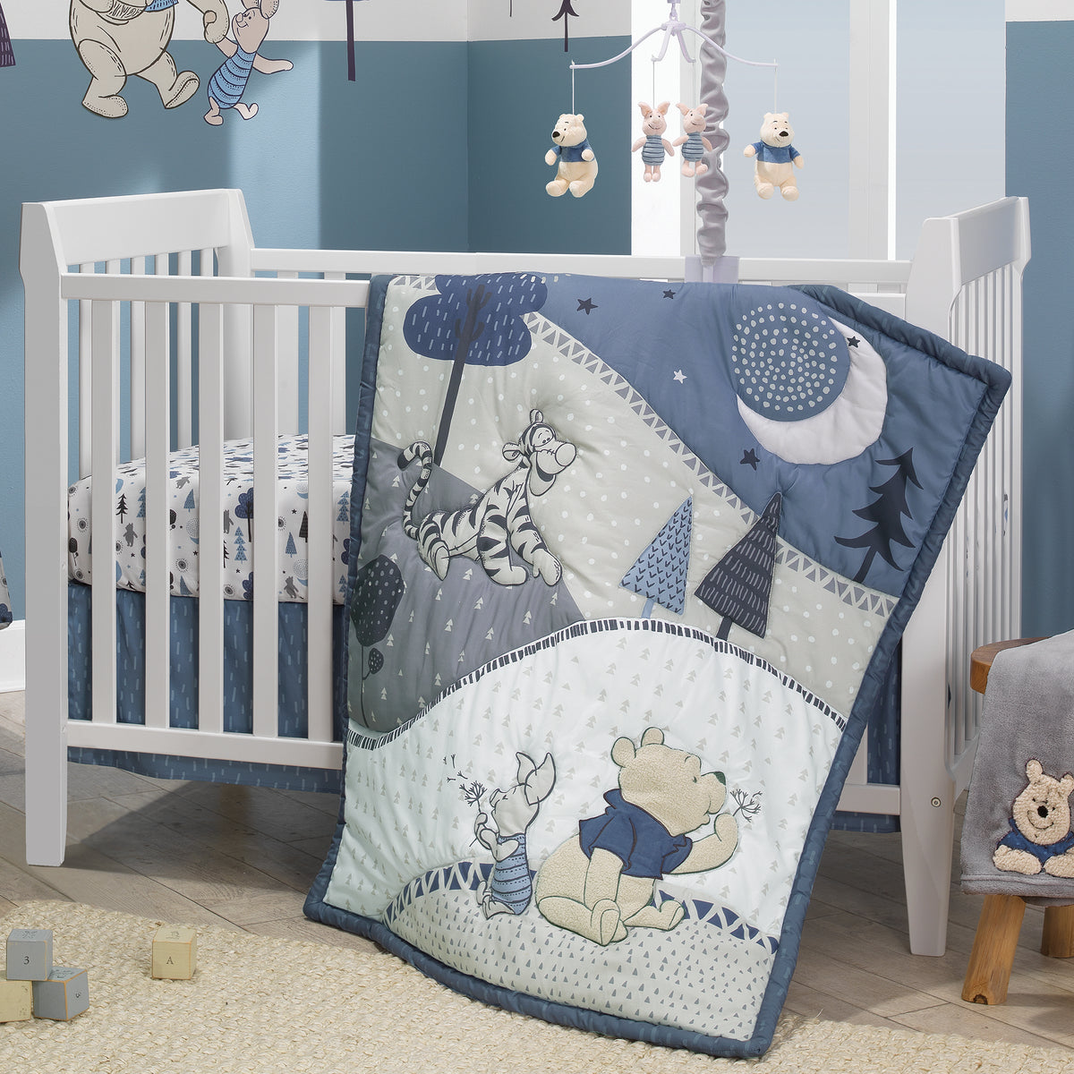 classic winnie the pooh nursery bedding