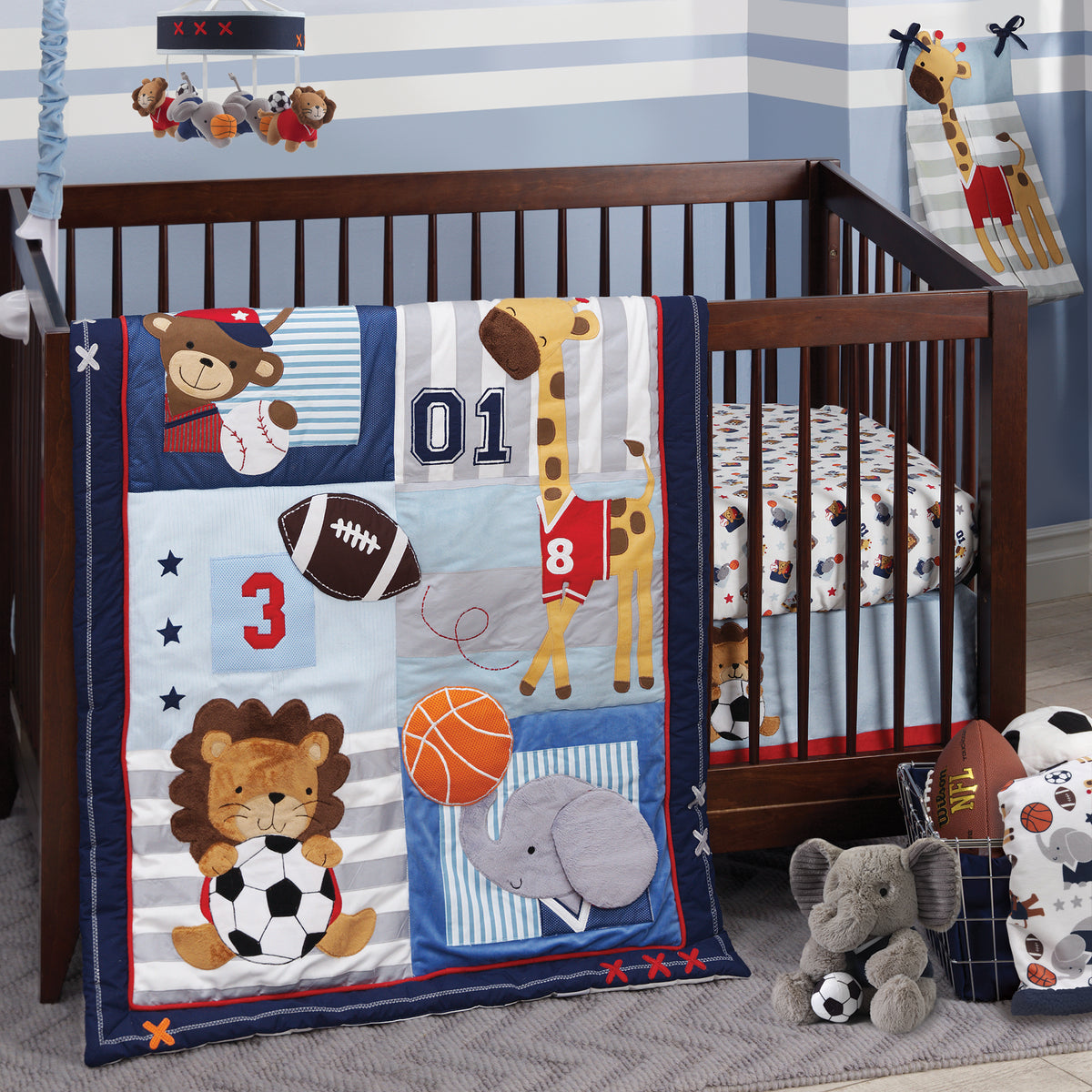 Lambs & Ivy Future All Star Baby Nursery Crib Bedding CHOOSE 4 5 6 7 8 PC Set