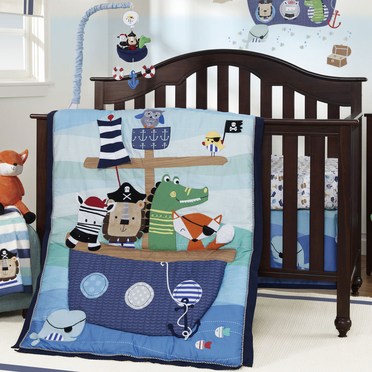 pirate baby bedding