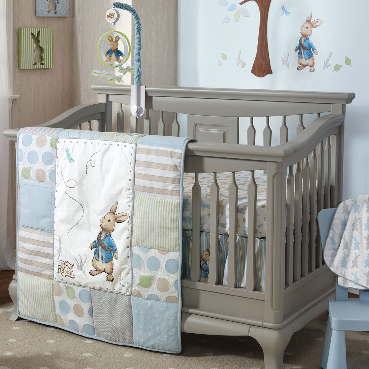 peter rabbit cot bumper set