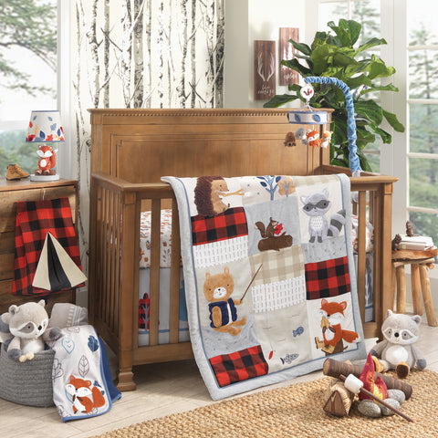 Little Campers Woodland Camping Baby Bedding