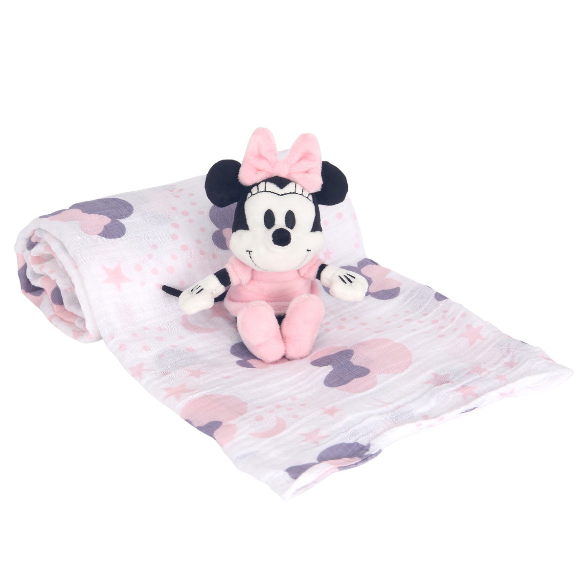 Disney Baby Minnie Mouse Blanket/Beanie Gift Set 
