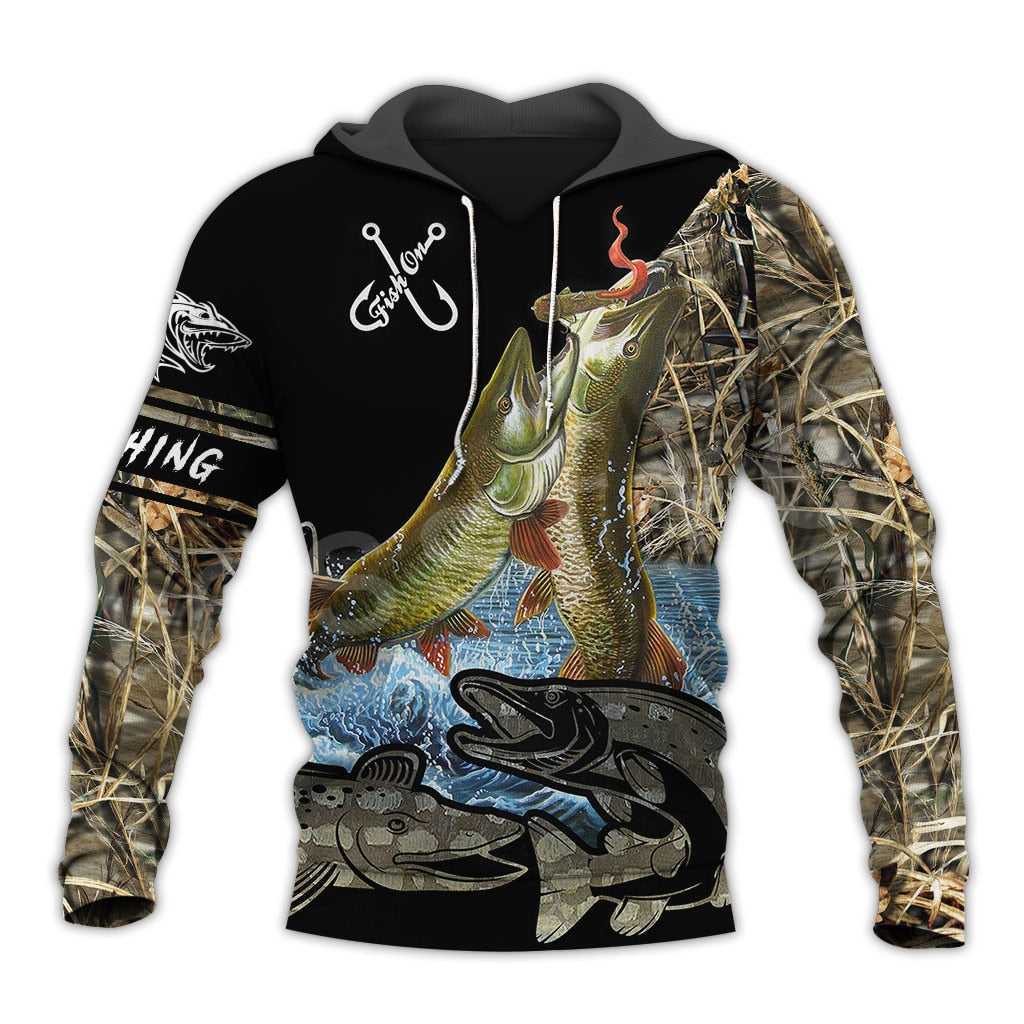 Spring And Autumn Maple Leaves Camouflage 3D Hoodies Men Women Outdoor Fishing Camping Hunting Clothing Unisex Hooded Coats Tops（#DWSL-3017） 