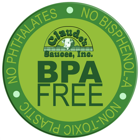 All Claude's Sauces products are BPA free