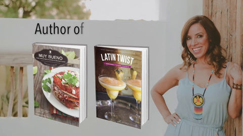 Yvette Marquez Sharpnack author of both Muy Bueno and Latin Twist Cookbooks