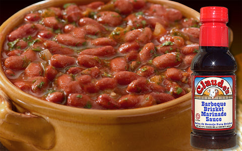 Claude's BBQ Brisket Marinade used to make baked beans