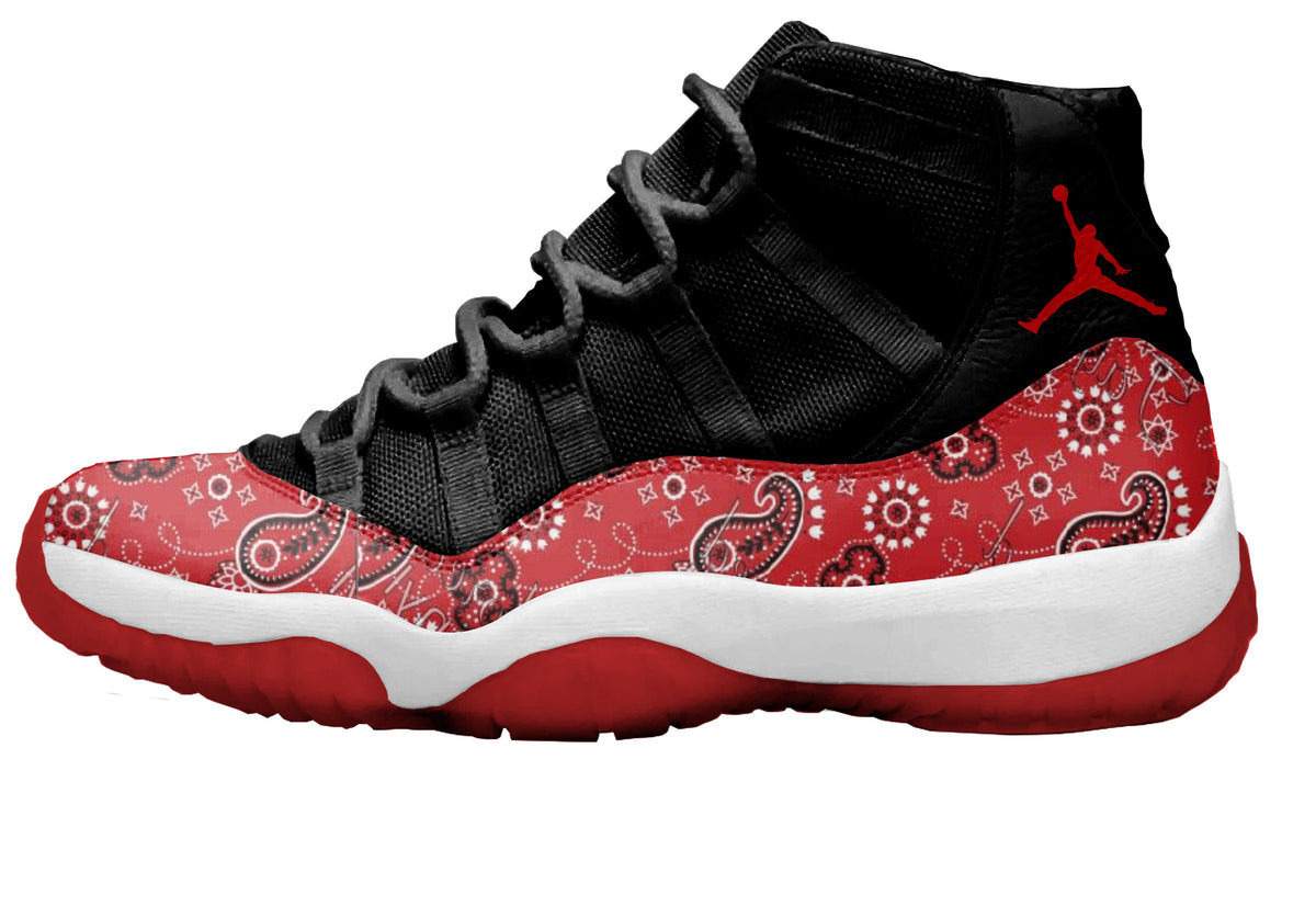 red bandana jordans