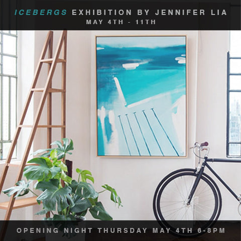 Icebergs Jennifer Lia Exhibition