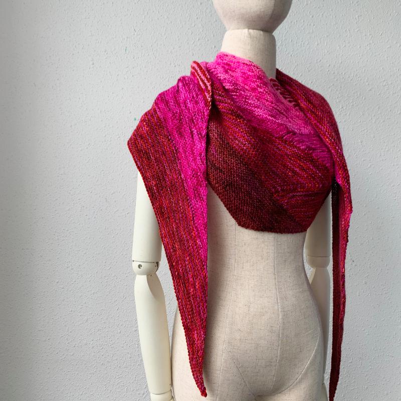 High Gloss Shawl Free Knitting Pattern - Infinite Twist