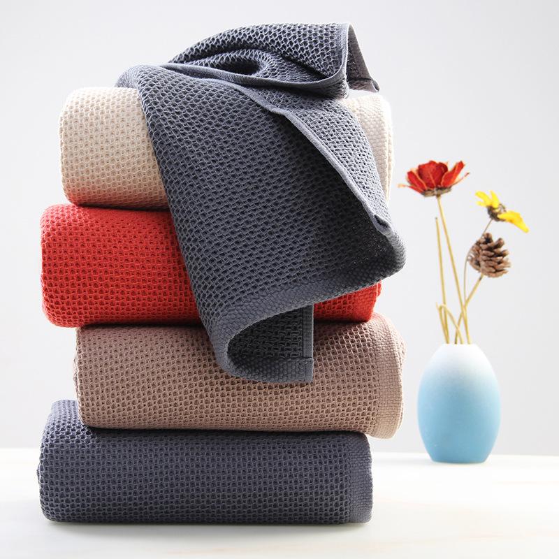 honeycomb bath towel