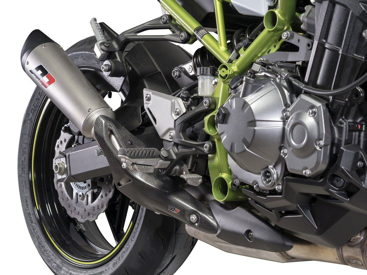 QD EXHAUST Kawasaki Z900 Slipon Exhaust "TriCone" Factory Racing