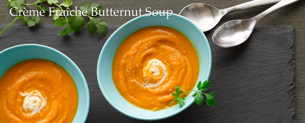 Salinity™ Salt Recipes: Crème Fraîche Butternut Soup