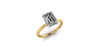 La Taille Émeraude Natural Diamond Engagement Ring