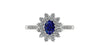 Lady D Cluster Ring