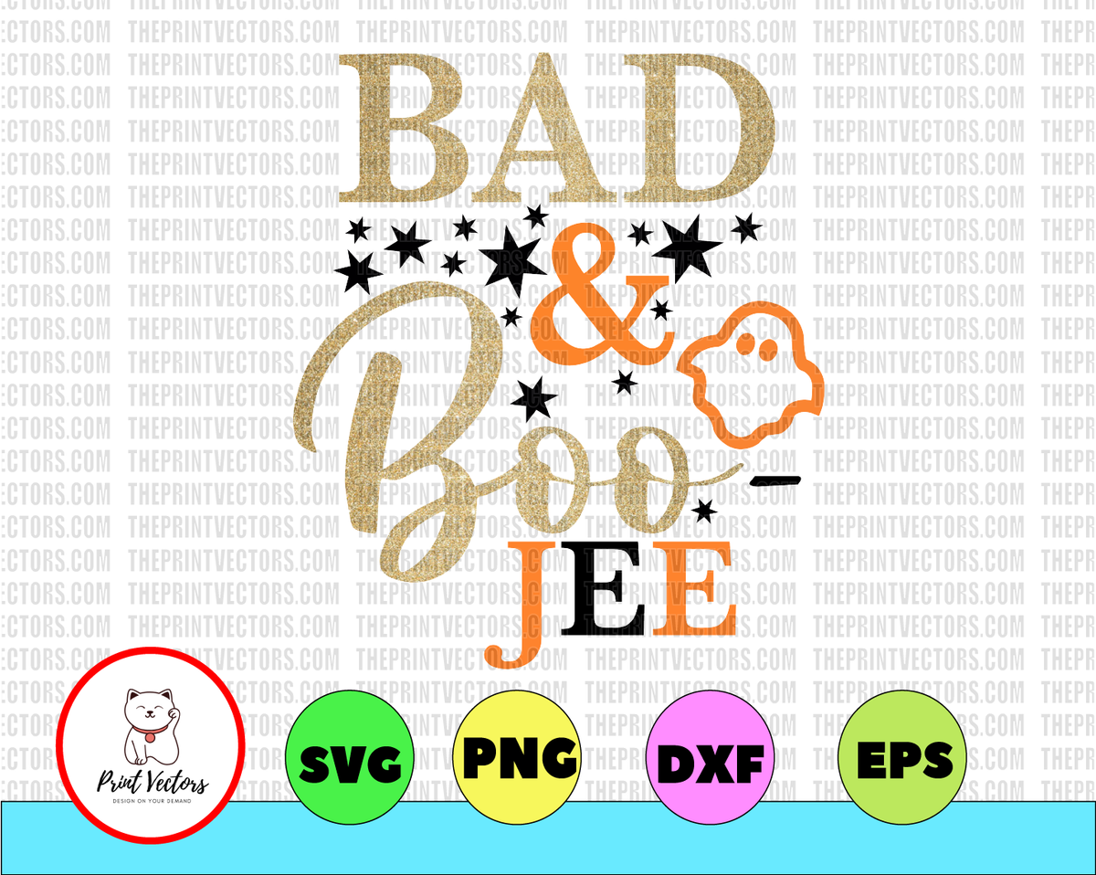 Download Halloween Svg Bad And Boojee Svg Funny Halloween Svg ...