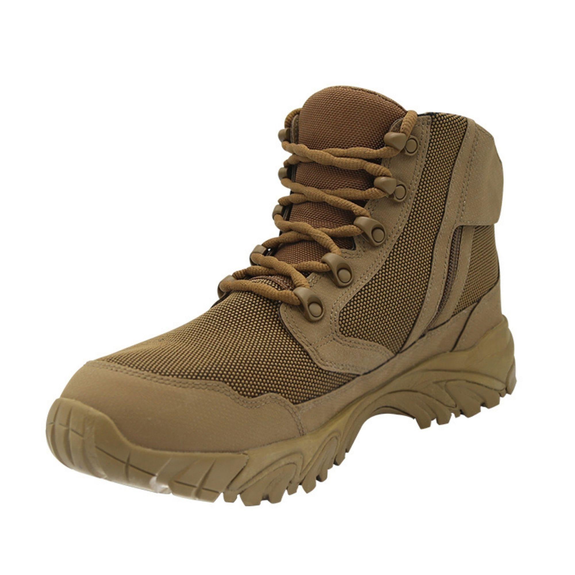 tan hiking boots