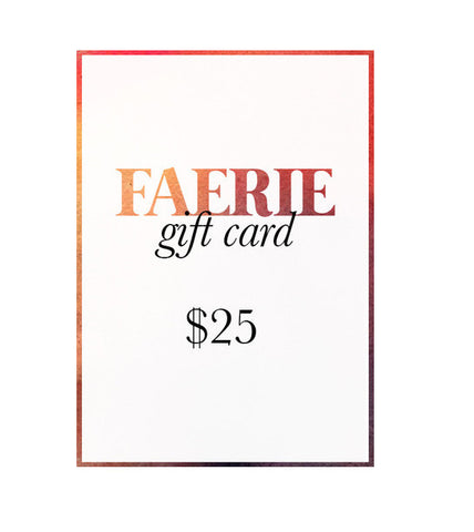 give them the gift of choice with a faerie magazine gift card.