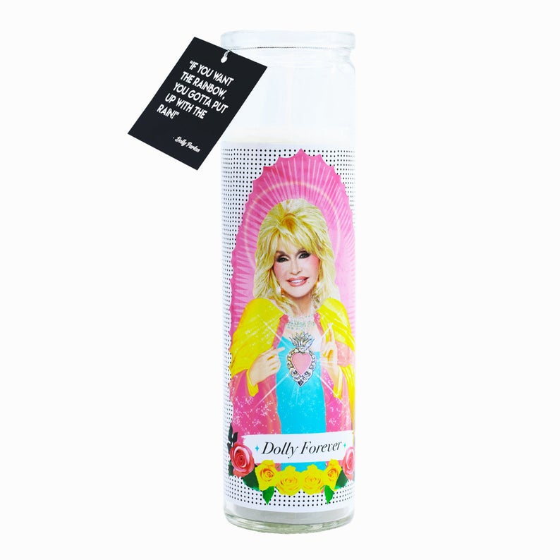 Dolly Parton Prayer Candle Obscurityshop 