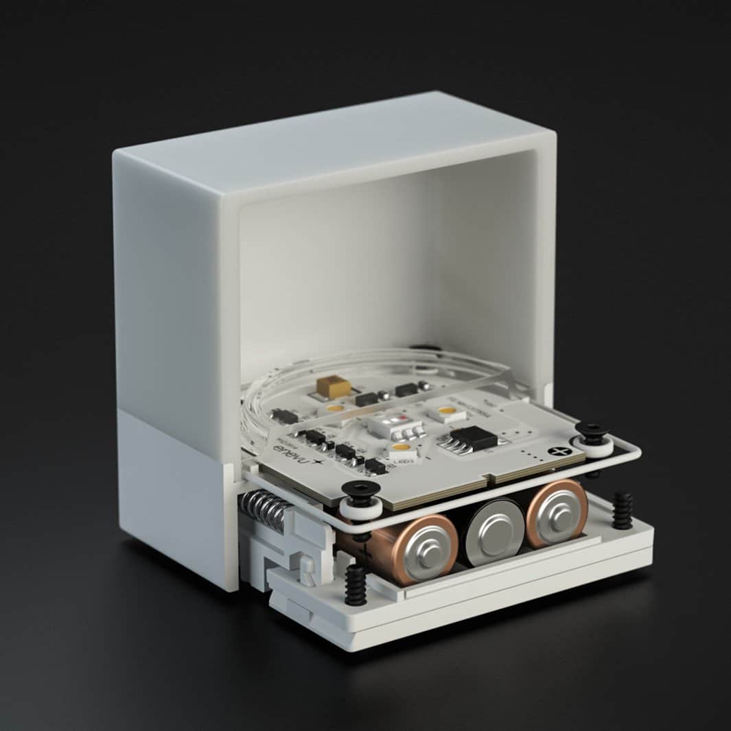 enevu CUBE white ultimate mini light design section