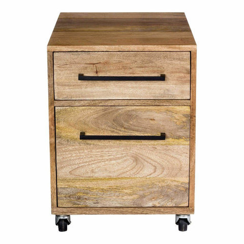 Moe's Colvin Mobile Pedestal Filing Cabinet for a Home Office