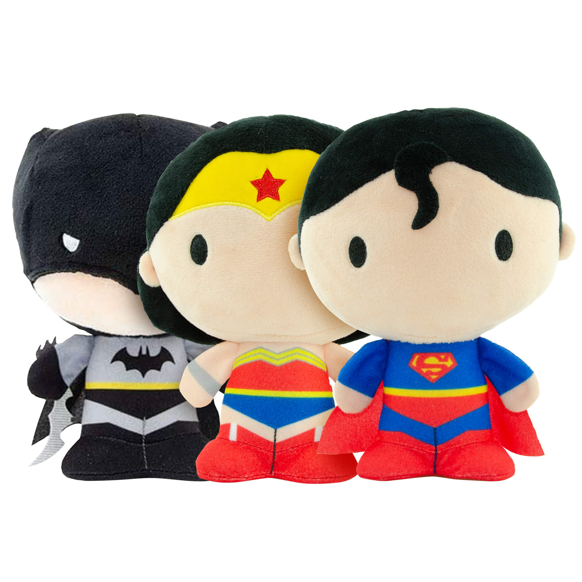 *RARE* Justice League Superman/Wonder Woman Cute Chibi Stuffed Animal Plush Toy 