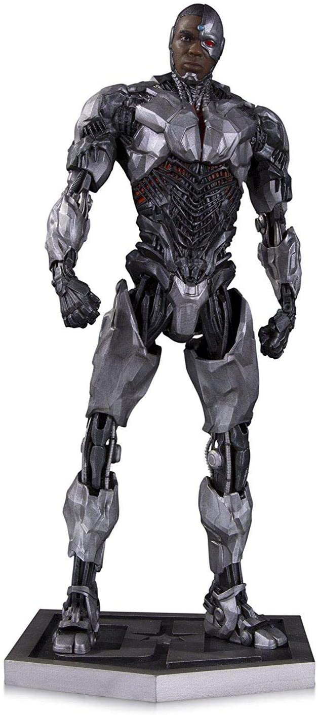 dc collectibles justice league movie cyborg statue