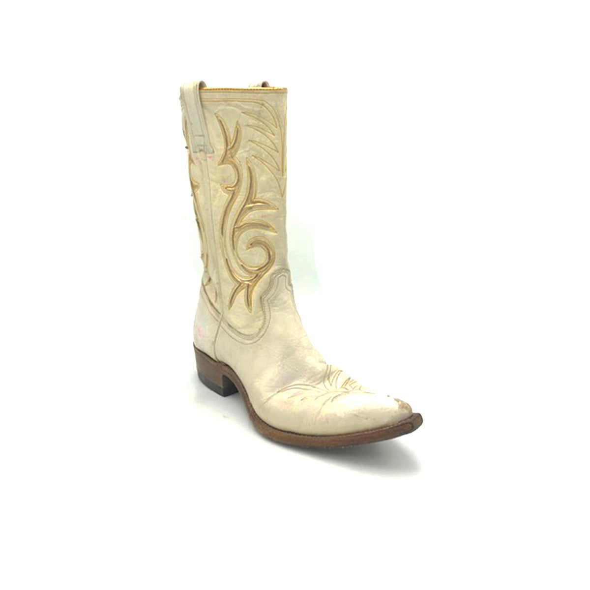 womens white boots size 1