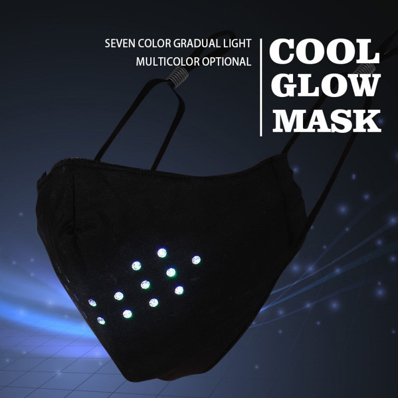 FFP2 Voice Control Dynamic LED Mask