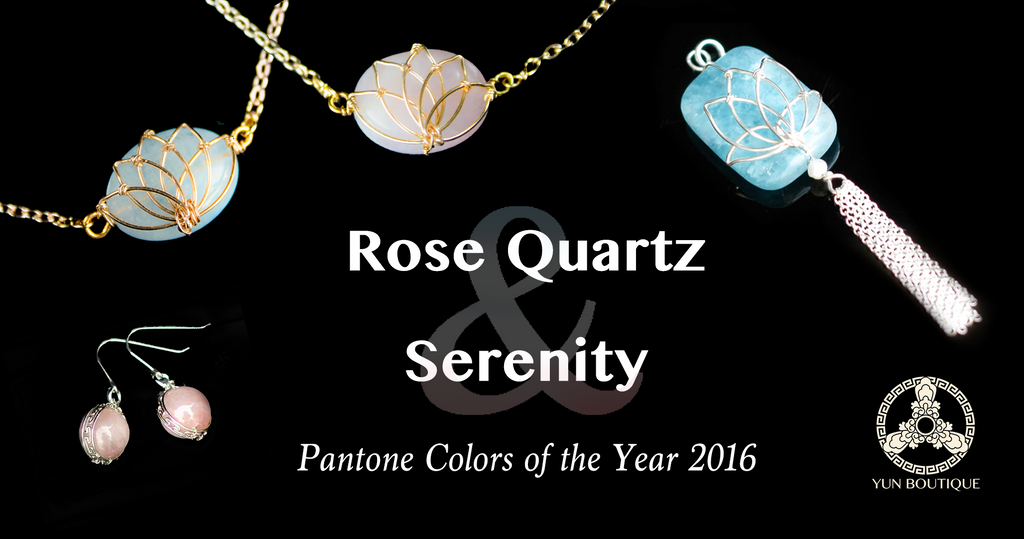 Pantone's 2016 colors are Serenity and Rose Quartz. We've got you covered. (Yun Boutique)