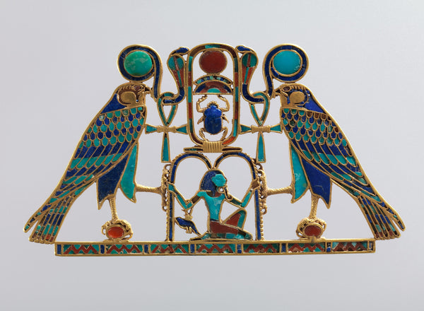 Pectoral and Necklace of Sithathoryunet with the Name of Senwosret II. From Egypt.  (Metropolitan Museum)