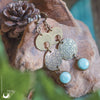 Boucles d'Oreilles "Sundala" Amazonite - Illustrations & Bijoux fantaisie ClairObscur Art