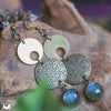 Boucles d'Oreilles "Sundala" Labradorite - Illustrations & Bijoux fantaisie ClairObscur Art