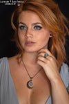 Bague elfique "Elwing" Labradorite - Illustrations & Bijoux fantaisie ClairObscur Art