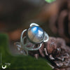 Bague elfique "Elwing" Labradorite - Ajustable - Illustrations & Bijoux fantaisie ClairObscur Art