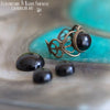 Bague elfique "Elwing" Onyx - Illustrations & Bijoux fantaisie ClairObscur Art