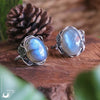 Bague "Myrrha" Labradorite en Argent 925, ajustable - Illustrations & Bijoux fantaisie ClairObscur Art