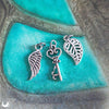 Boucles d'Oreilles Fantaisie Cyanite - Illustrations & Bijoux fantaisie ClairObscur Art