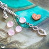 Collier "Ananta" Quartz rose - Illustrations & Bijoux fantaisie ClairObscur Art