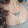 Collier Fantaisie "Butterfly" Tanzanite, taille de la chaine au choix - Illustrations & Bijoux fantaisie ClairObscur Art