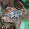 Collier Fantaisie "Butterfly" Tanzanite, taille de la chaine au choix - Illustrations & Bijoux fantaisie ClairObscur Art