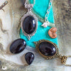 Collier "Leda" Onyx personnalisable - Illustrations & Bijoux fantaisie ClairObscur Art