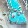 Collier "Luna" Labradorite - Illustrations & Bijoux fantaisie ClairObscur Art