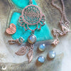 Collier "Sri Yantra Lotus" Labradorite personnalisable - Illustrations & Bijoux fantaisie ClairObscur Art