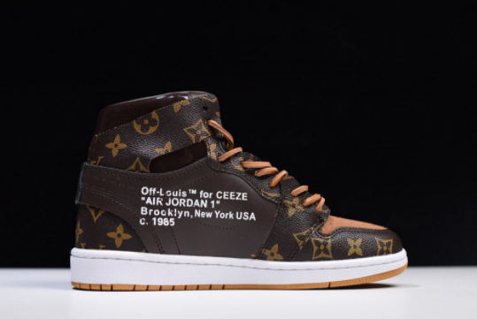 Off-Louis Air Jordan 1 V2 Custom by Ceeze