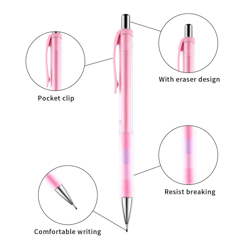 18pcs/Tube 0.7mm Automatic Mechanical Pencil Refill Color Lead School Stationery